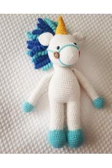 Sevimli Amigurumi Unicorn Bebek