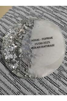 Kristal Epoksi Nikah Hatırası
