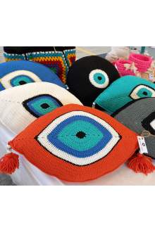 Nazar Boncuğu Göz Yastık